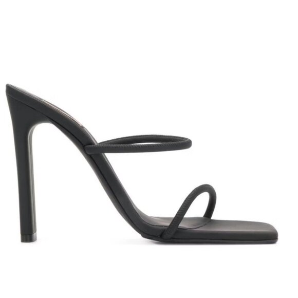 Yeezy Season 8 Minimal 100mm Sandals in Black 36.5 6.5 - Picture 1 of 8